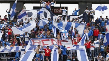 Fanáticos alentaron a Universidad Católica previo a su duelo con Colo Colo