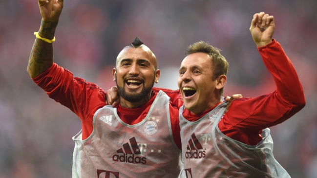 Vidal jugó en victoria que permitió a Bayern Munich ampliar ventaja en la Bundesliga