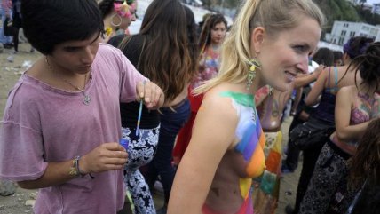 Los cuerpos pintados cerraron el Carnaval de los Mil Tambores