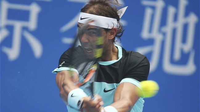 Rafael Nadal logró un trabajado triunfo ante el chino Di