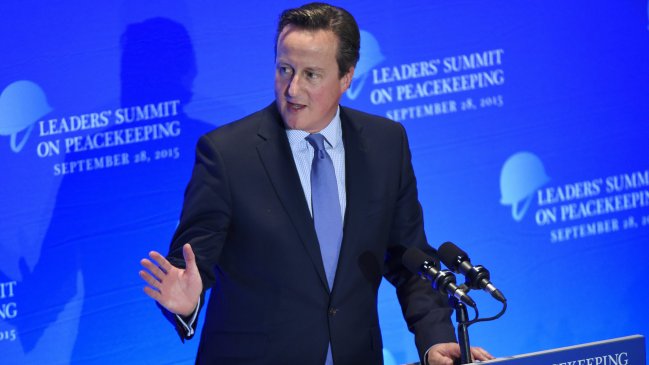 Cameron dice estar a favor de una acción contra el Estado Islámico en Siria