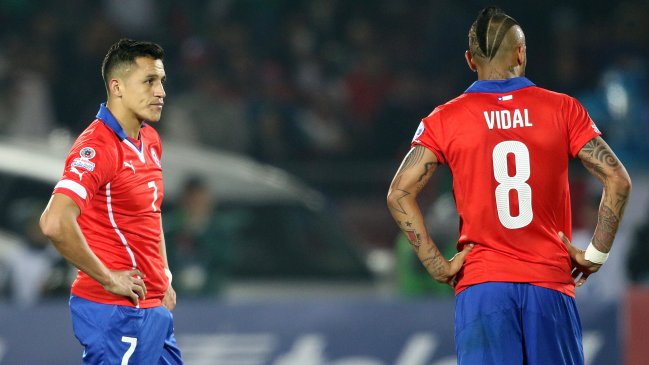 Arturo Vidal y Alexis Sánchez trabajaron aparte en la práctica vespertina