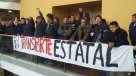 Choferes en huelga del Transantiago se tomaron oficinas de la OIT