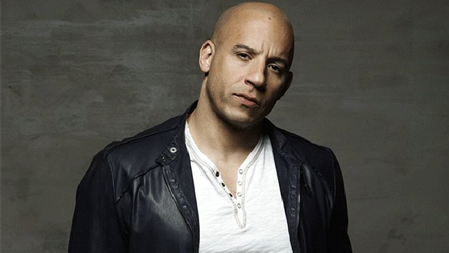 Impacto por descuidado cuerpo de Vin Diesel
