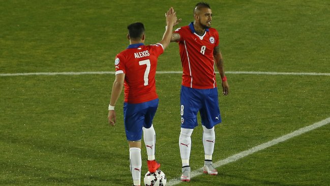 Así jugará Chile ante Brasil si no están Alexis Sánchez ni Arturo Vidal