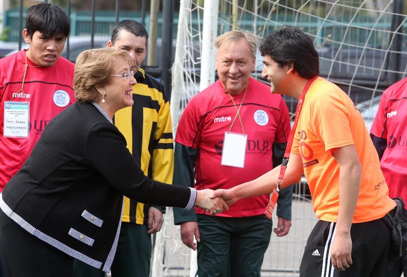 Presidenta Bachelet inauguró encuentro deportivo que promueve la inclusión social