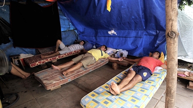 Choferes cumplieron 100 días 