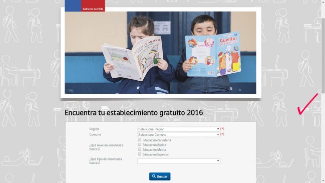 Mineduc lanzó buscador online de colegios gratuitos