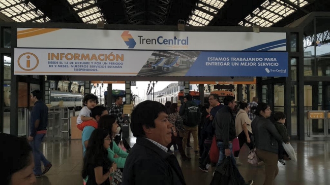 Opciones para viajar al sur por suspensión de trenes entre Santiago y Chillán