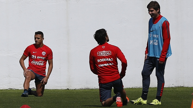 Arturo Vidal entrenó diferenciado este sábado y Sampaoli le dio la tarde libre al plantel