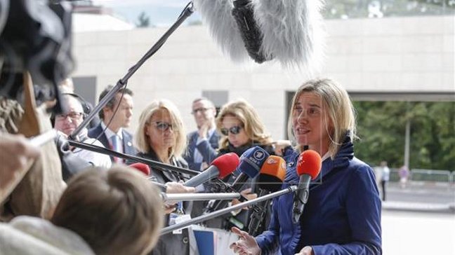 UE pidió a Rusia coordinar ataques contra EI y dejar de bombardear a oposición