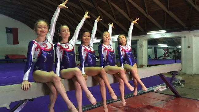Gimnastas infantiles chilenas competirán en la Copa Sudamericana de Clubes