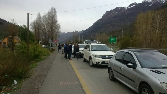 Protesta en paso Los Libertadores: Turistas piden ayuda a las autoridades