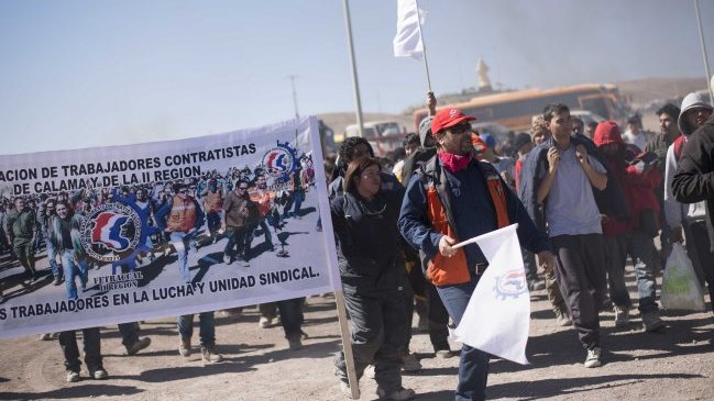 Trabajadores de Codelco piden 