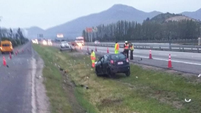 Accidente de tránsito en Ruta 68 dejó un muerto