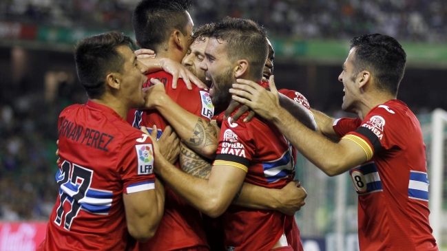 Enzo Roco marcó el primer gol de Espanyol en su triunfo sobre Real Betis