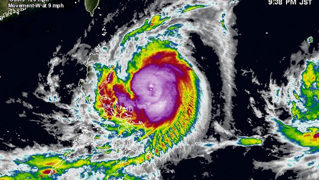 Tifón en Filipinas dejó al menos cuatro muertos y 25.000 evacuados