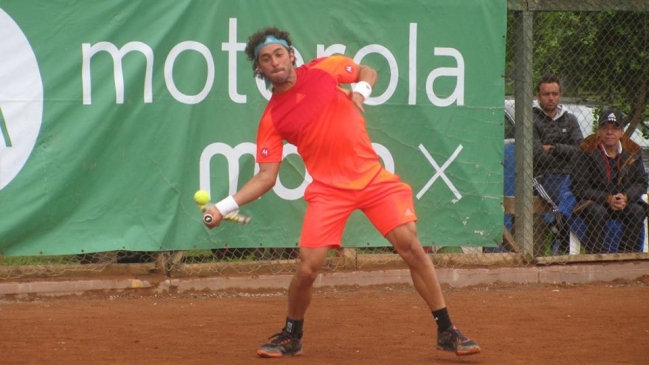 Gonzalo Lama tuvo un sólido debut en el Challenger de Santiago