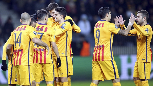FC Barcelona logró cómodo triunfo sobre BATE y aún lidera Grupo E de la Champions