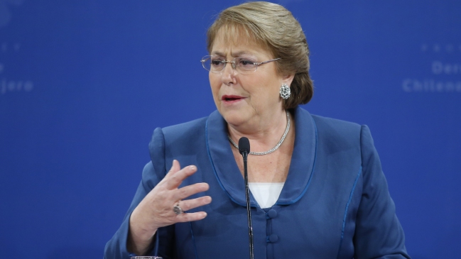Presidenta Bachelet: Proceso constituyente 
