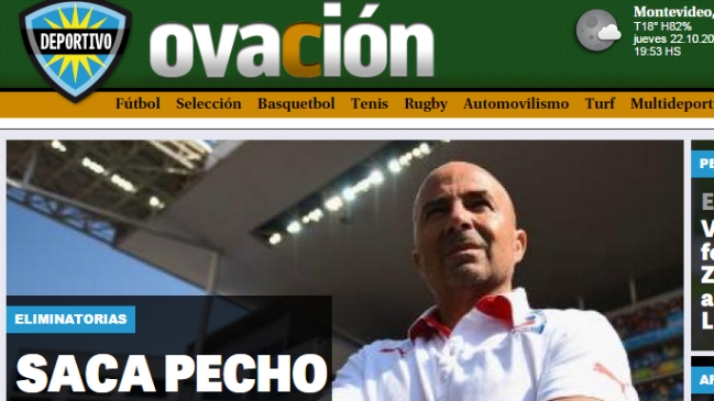 Las reacciones de la prensa internacional a palabras de Sampaoli: 