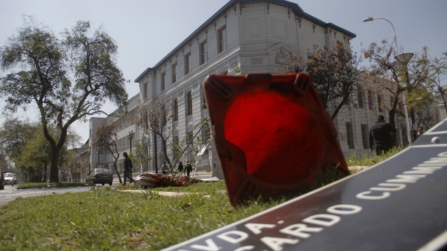 Incidentes se registraron en las afueras del Liceo de Aplicación