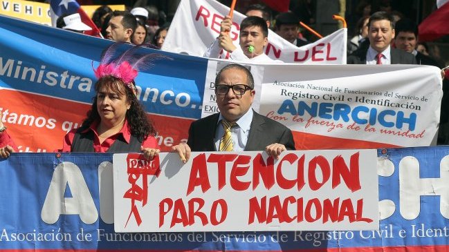 Corte de Apelaciones rechazó recurso de protección por reemplazo en huelga del Registro Civil