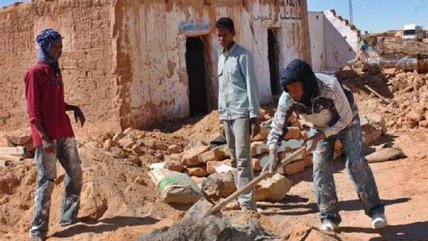  Lluvias en el Sahara dejan sin hogar a 25 mil personas  