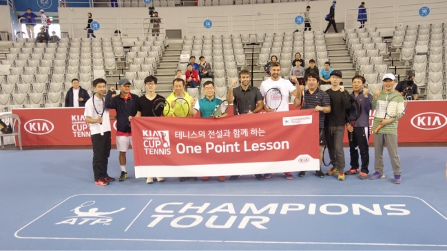 Fernando González se metió en la final del torneo de veteranos Kia Champions Cup