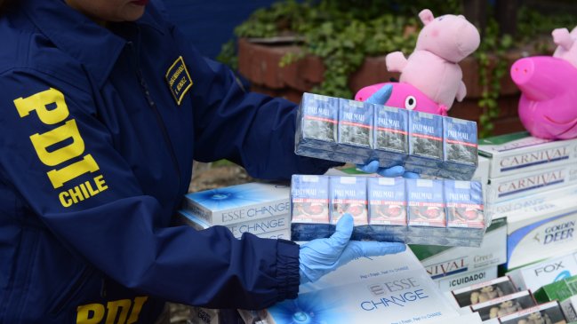 PDI incautó más de tres mil cartones de cigarrillos falsificados y de contrabando en O'Higgins