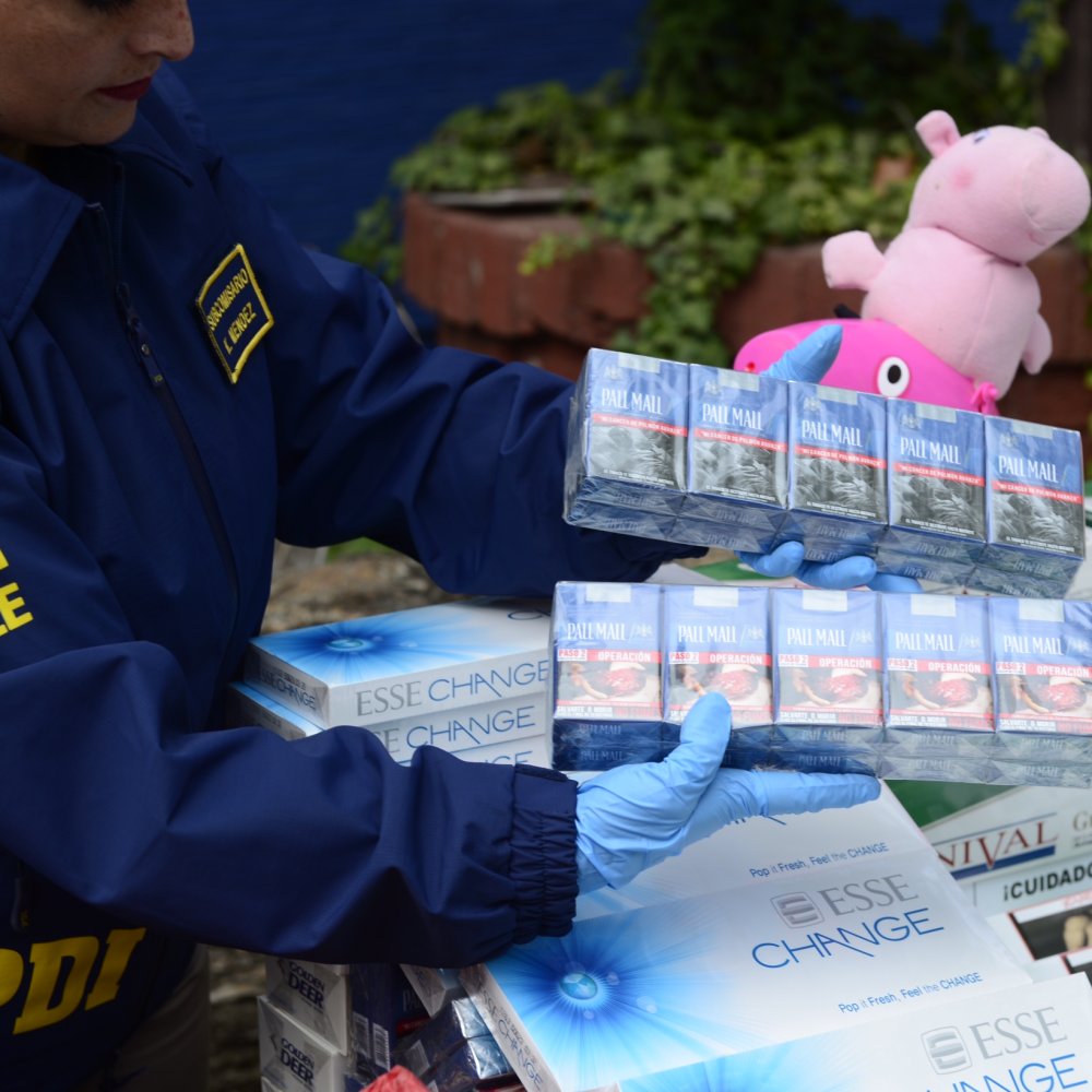 PDI incautó más de tres mil cartones de cigarrillos falsificados y de contrabando en O'Higgins