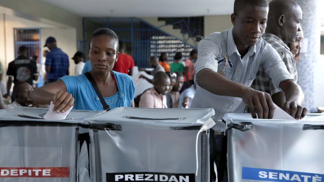 Haití realiza elección presidencial, legislativa y municipal