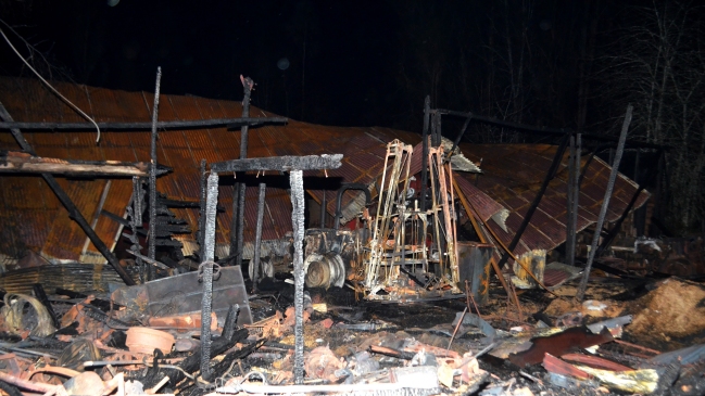 Nuevo ataque incendiario se registró de madrugada en Victoria