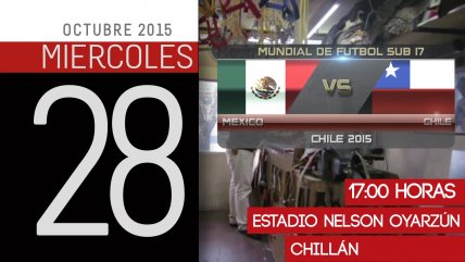   El fixture de octavos de final del Mundial Sub 17 