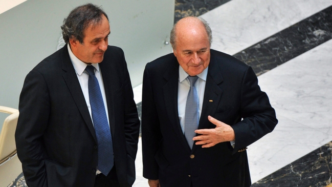 Blatter acusó a Platini de ser el causante del escándalo en la FIFA
