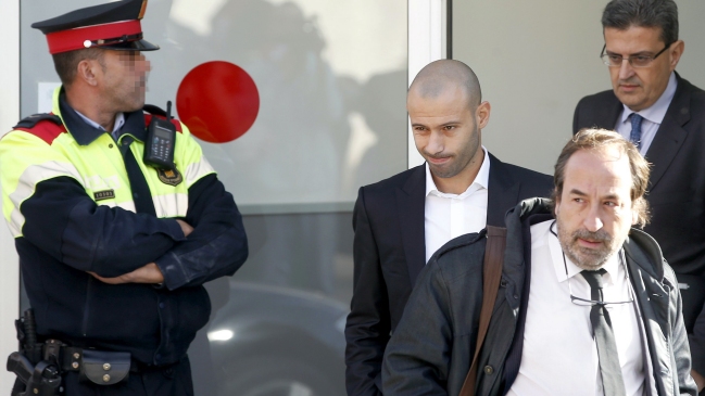 Javier Mascherano reconoció en tribunales haber cometido delito fiscal
