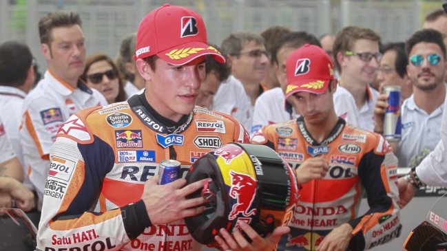 Marc Márquez denunció a unos periodistas italianos por insultos y agresiones
