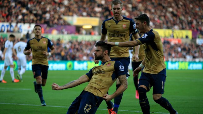 Arsenal y Manchester City mantuvieron el liderato en la Premier League de Inglaterra