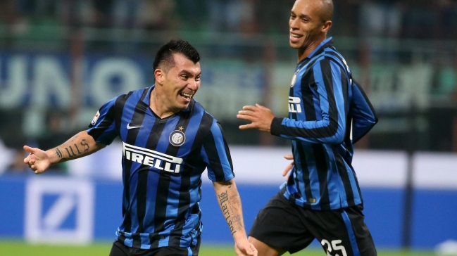 Gary Medel fue el héroe goleador en el triunfo de Inter