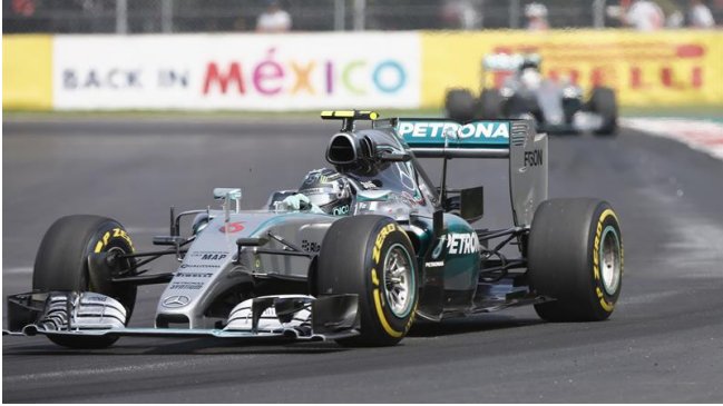 Nico Rosberg se quedó con el Gran Premio de México