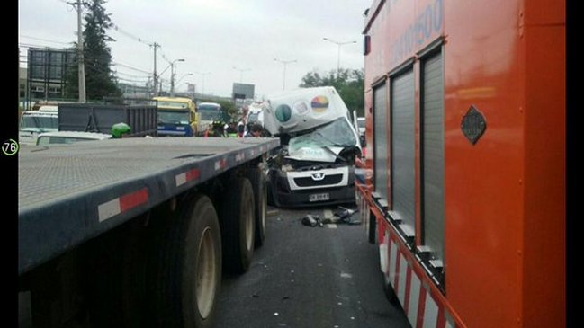 Accidente de tránsito dejó un fallecido en Quilicura