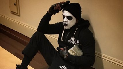 Floyd Mayweather celebró Halloween con un particular disfraz