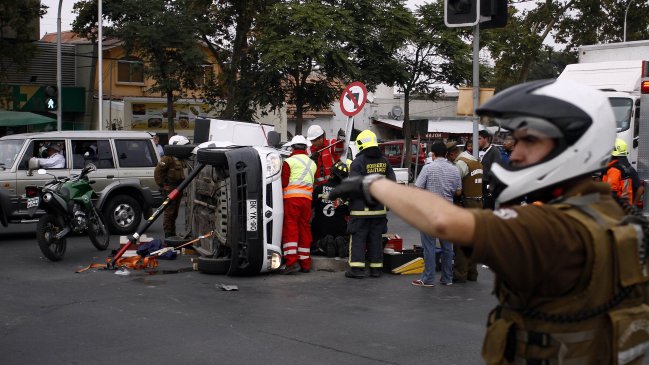 Chile es el país de la OCDE con la mayor tasa de muertos en accidentes viales