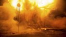 NASA reveló imágenes del momento exacto de la explosión de un cohete