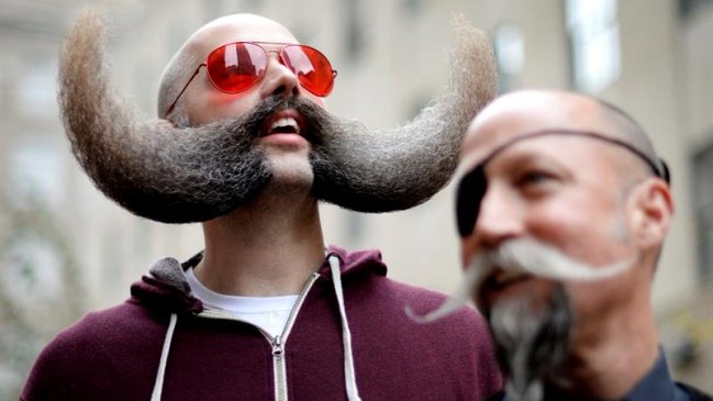 Campeonato de bigotes en EEUU reunió a centenares de hombres en Brooklyn