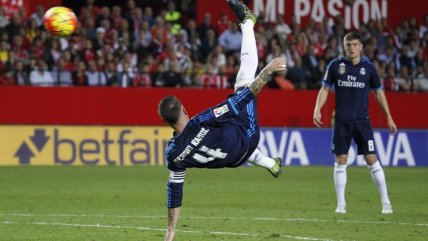 Sergio Ramos sufrió lesión tras marcar un golazo de chilena
