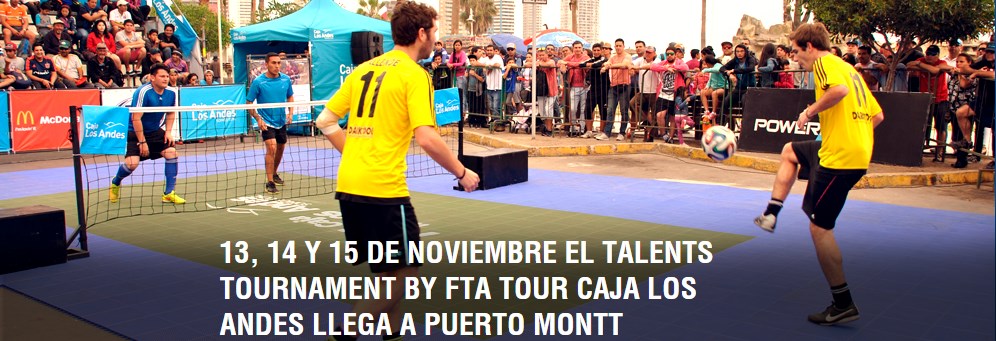 Asociación Mundial Fútbol Tenis se traslada hasta Puerto Montt