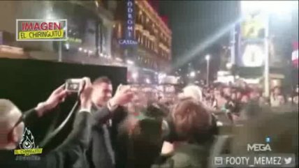 Hinchas intentaron irritar a Cristiano durante presentación de su película con gritos de "Messi, Messi"