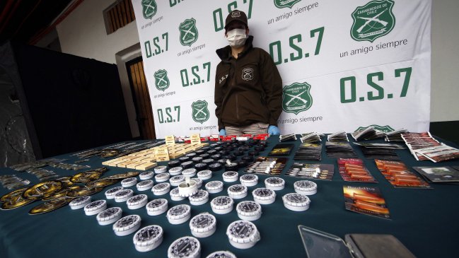 Carabineros incautó cannabis avaluada en siete millones de pesos en La Florida