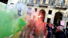 Las protestas en contra de la reforma de la educación en Italia